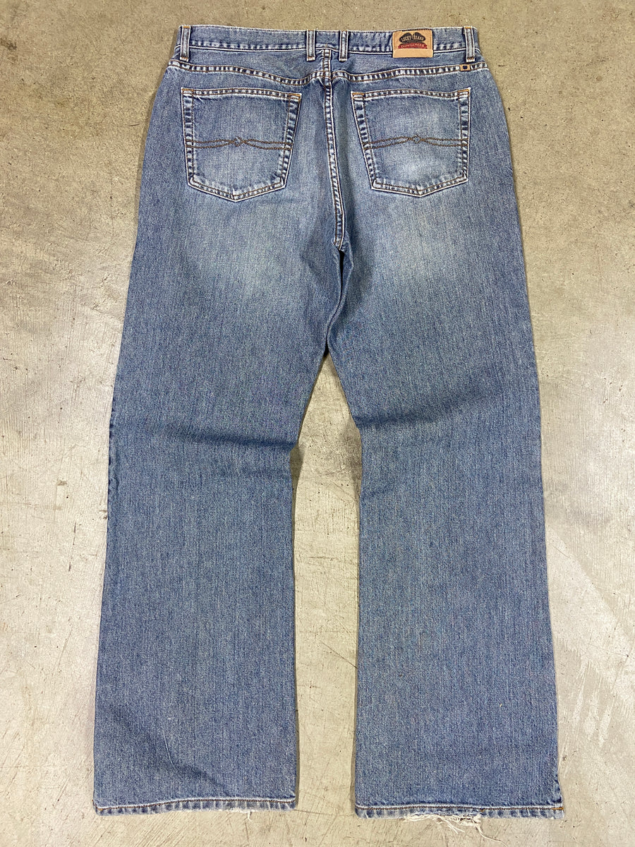 VTG Lucky Brand Dungaree Jeans Sz 36x33 – Music City Vintage
