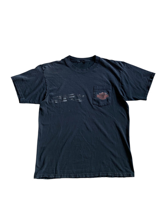 VTG Harley Davidson Pocket Tee Sz L