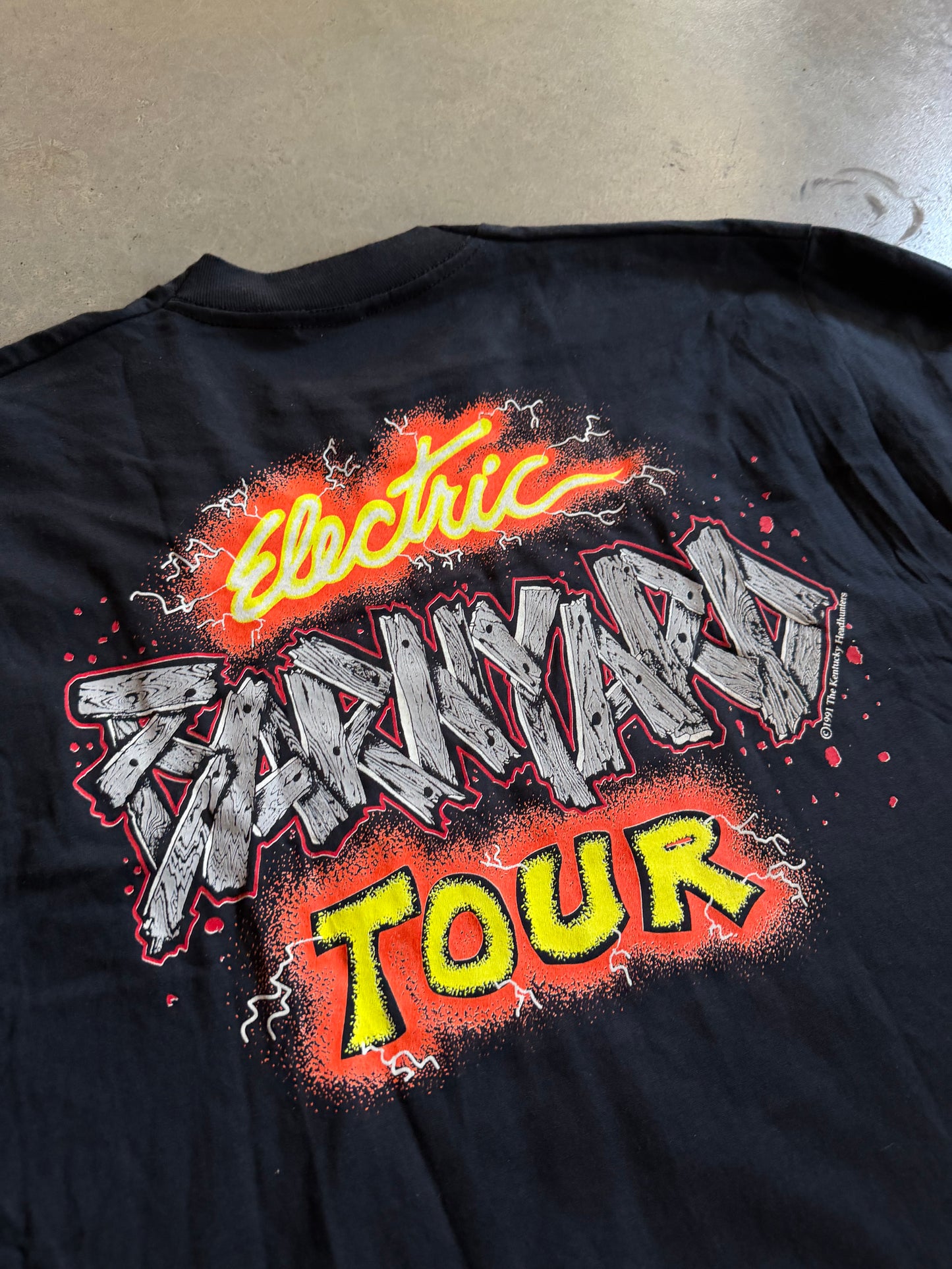 VTG The Kentucky Headhunters Electric Barnyard Tour Crew Tee Sz XL