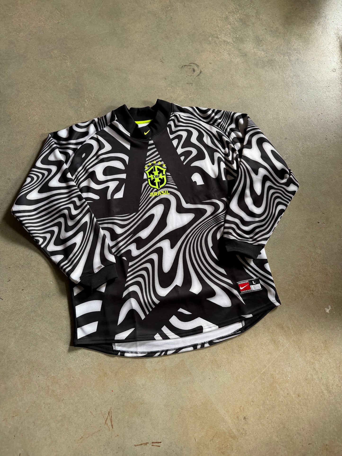 Brazil Nike Goalkeeper Jersey Sz L