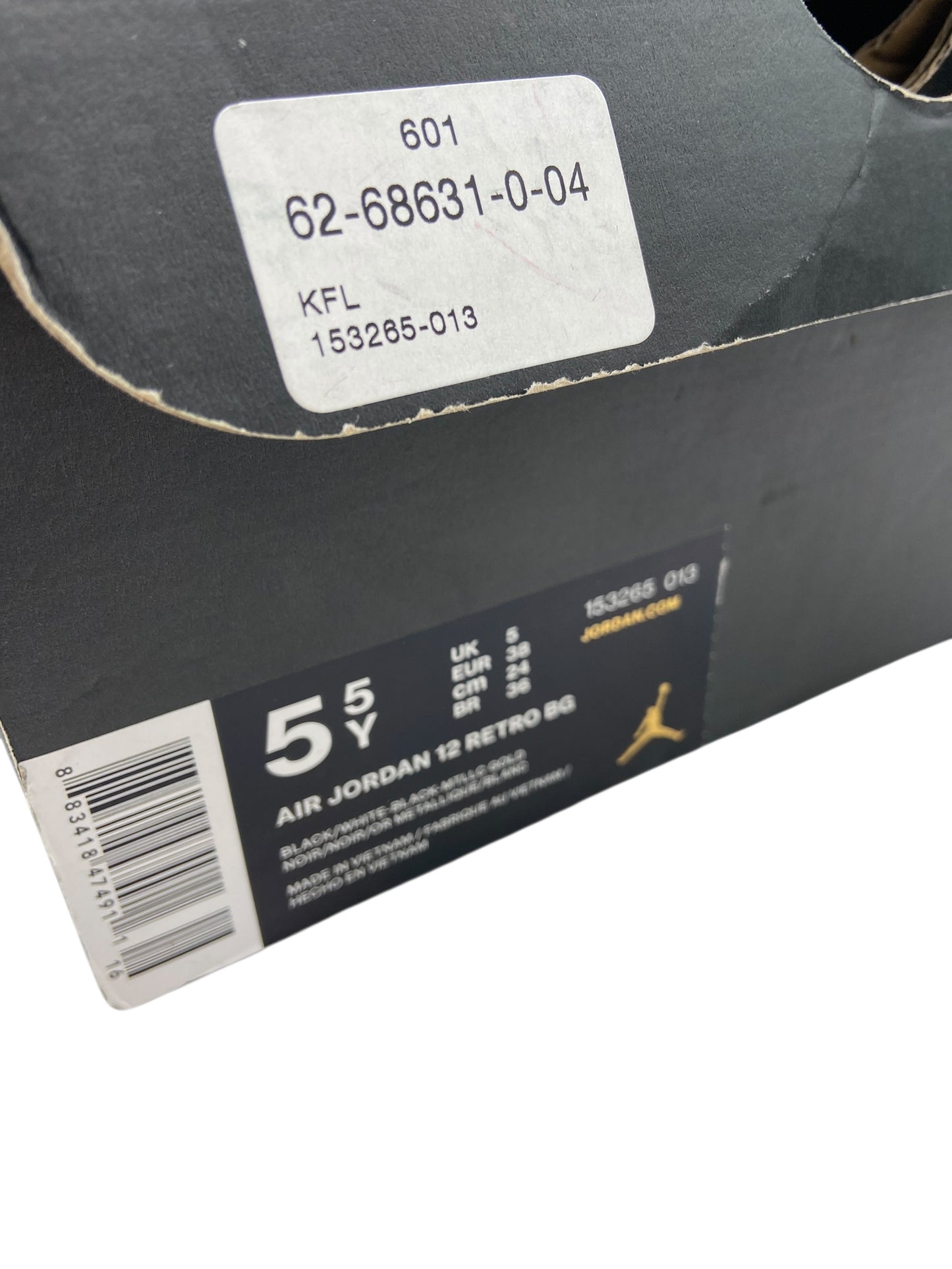 Preowned Air Jordan 12 Retro BG 'The Master' Sz 5.5y