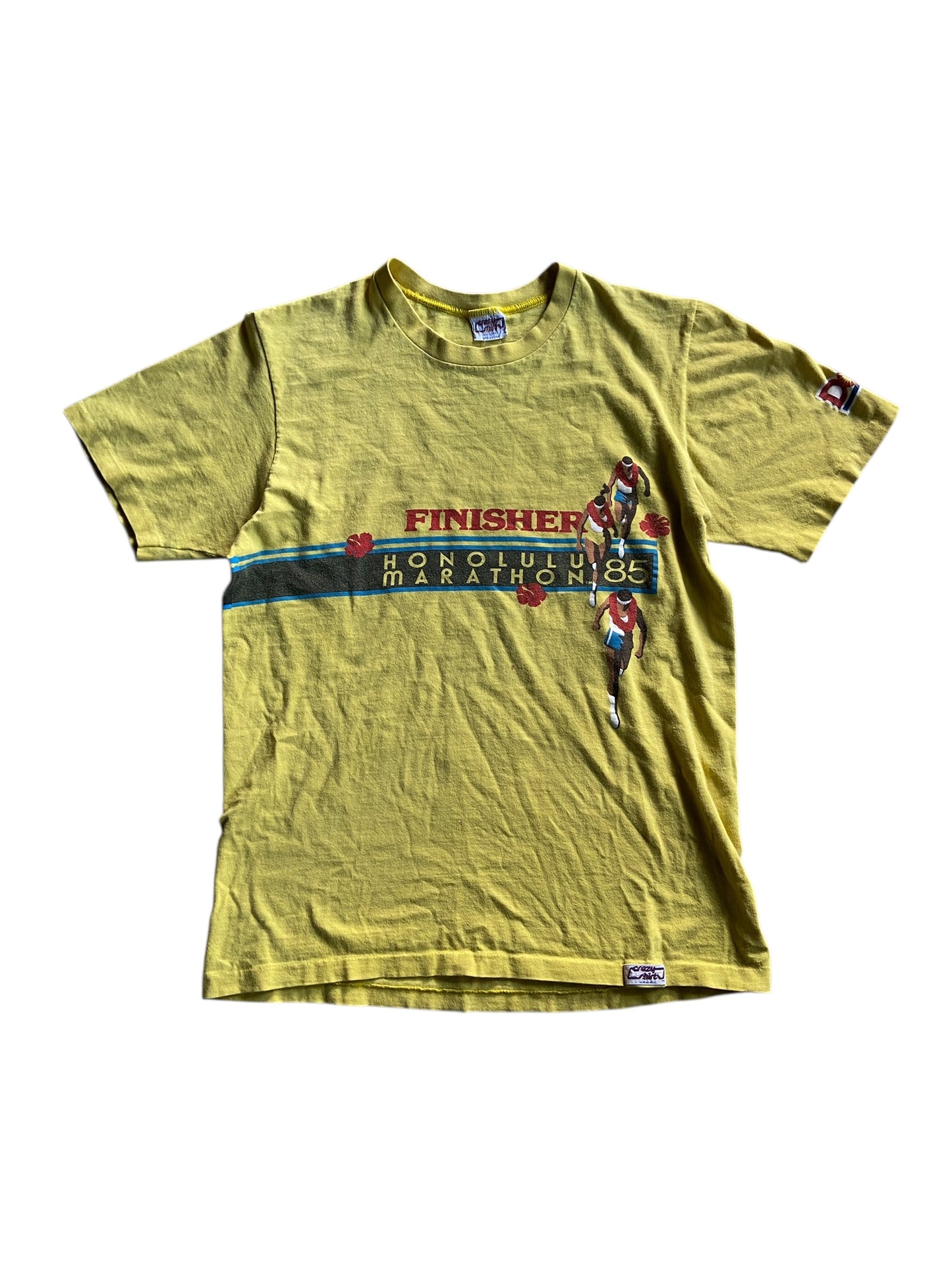 VTG Honolulu Marathon 1985 Finisher Tee Sz M
