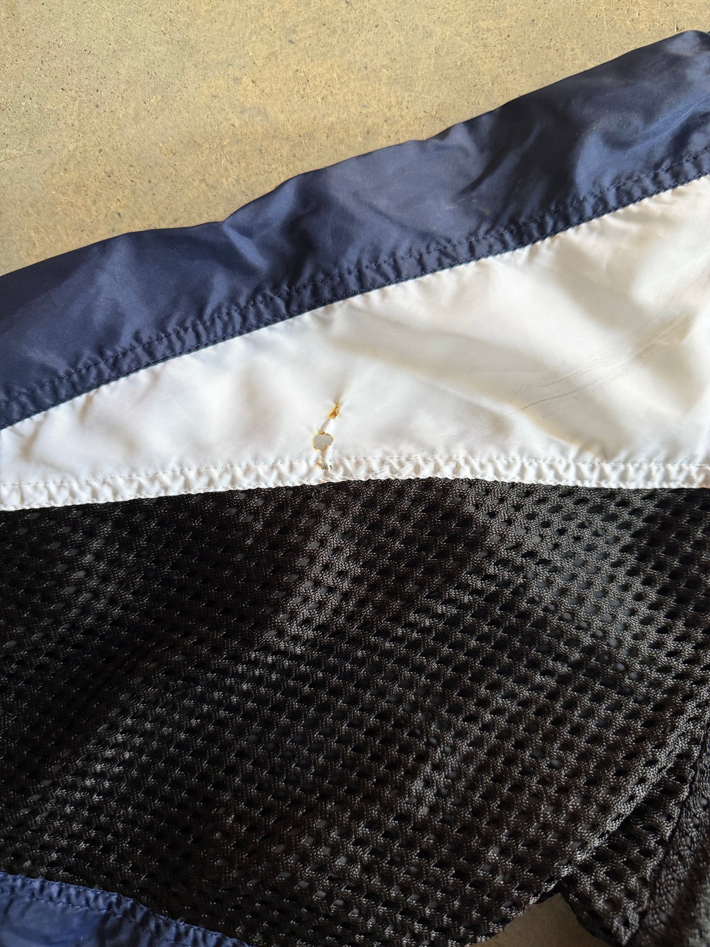 VTG Nike Navy Blue Net Windbreaker Sz L