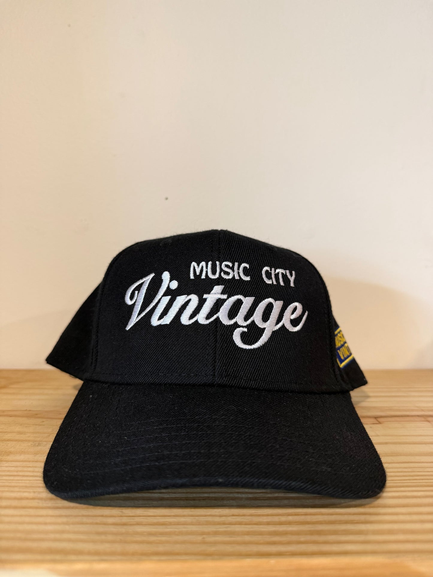 Music City Vintage Black Blockbuster Hat