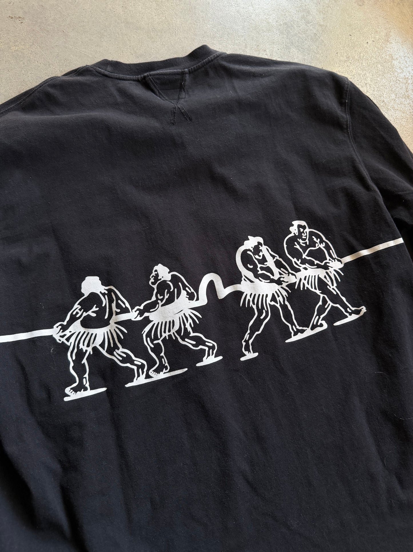 VTG Evisu L/S Graphic Tee Sz XL