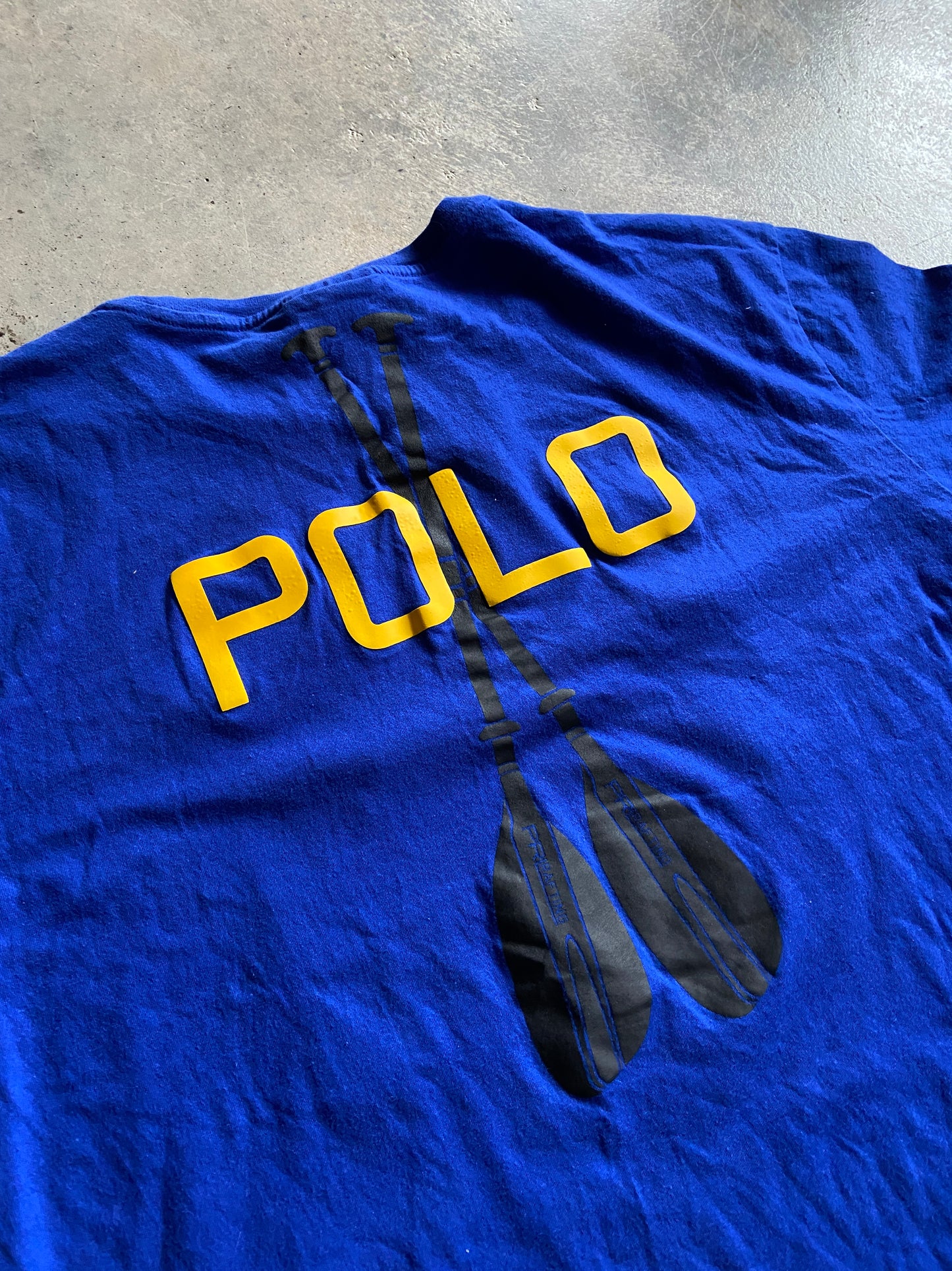 VTG Polo Ralph Lauren Canoe C1 Tee Sz XL