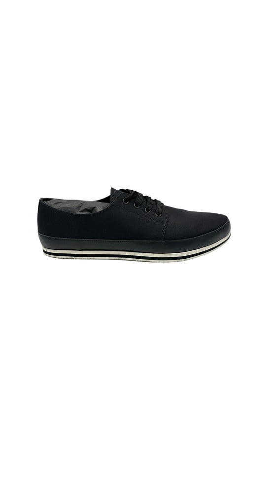 Prada Lace-Up Black Nylon Shoes Sz 10M/11.5W 4E3260