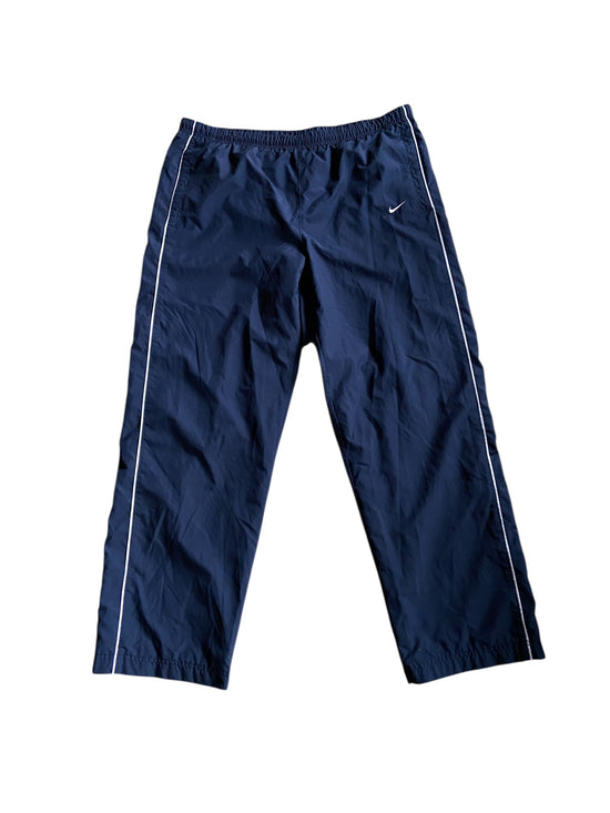 Y2K Nike Navy Blue Track Pants Sz XL