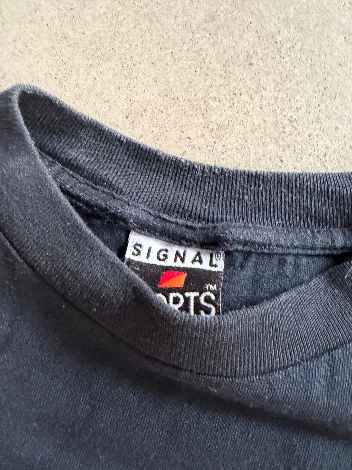 VTG Chicago Bulls Crackling Print Tee Sz L/XL