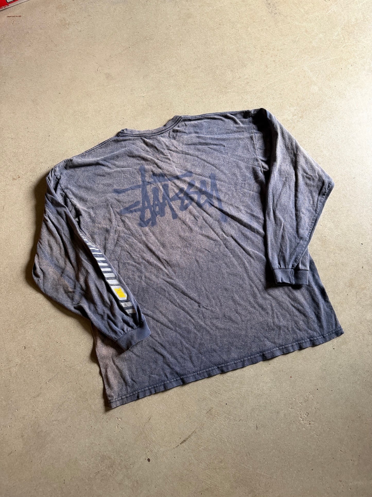 VTG Y2K Nike Stussy L/S Tee Sz XL