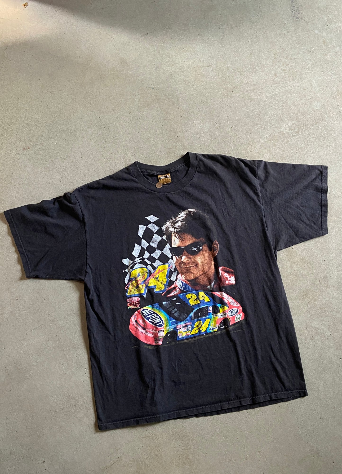 VTG Nutmeg Jeff Gordon Dupont Tee Sz 2XL