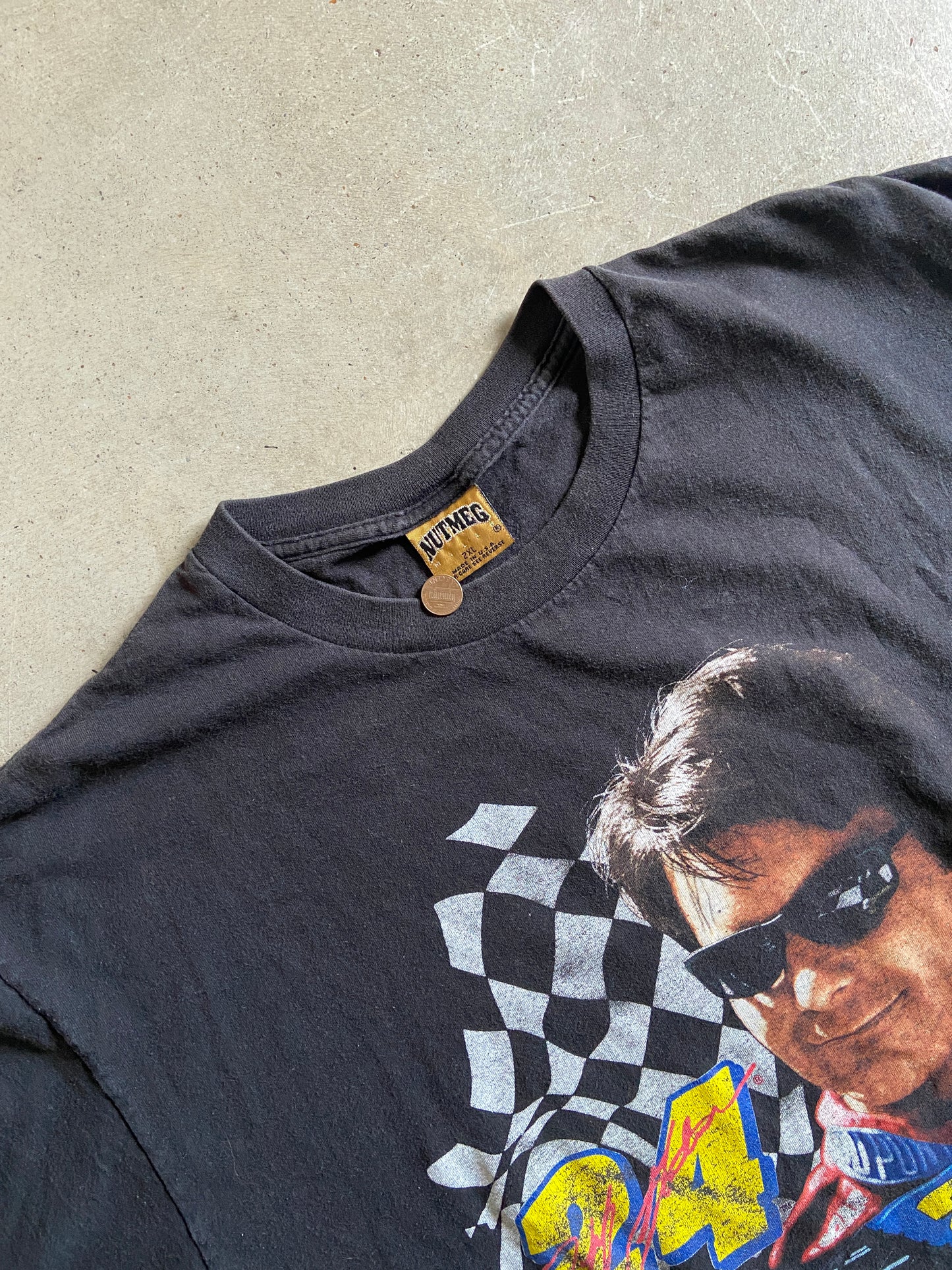 VTG Nutmeg Jeff Gordon Dupont Tee Sz 2XL