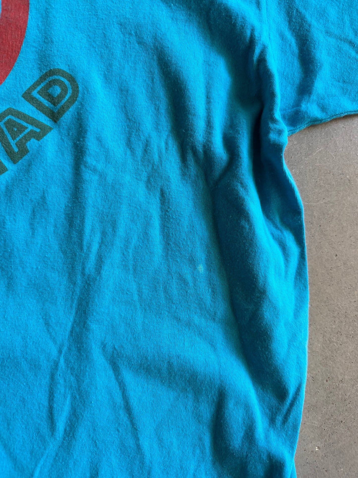 VTG Duck Head Teal Tee Sz XL