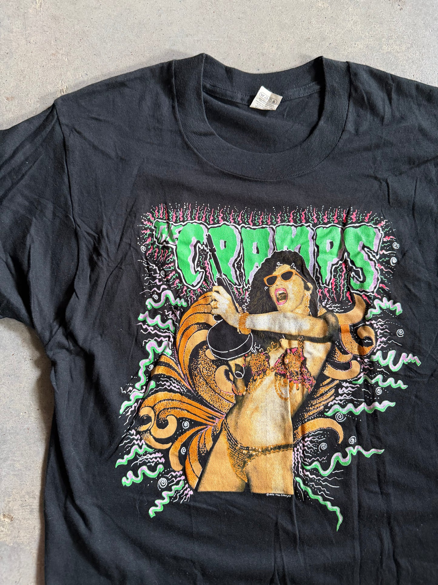 VTG The Cramps 1990 Tour Tee Sz M