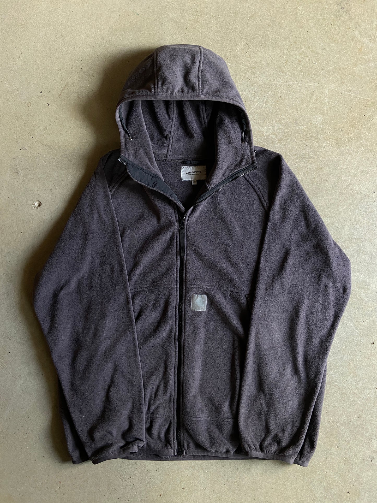 Carhartt WIP Gray Fleece Hoodie Sz 2XL