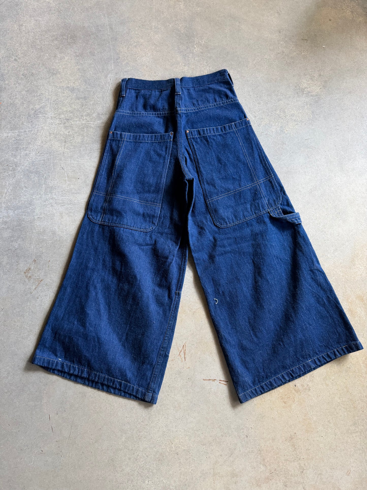 Reworked david turner Selvedge JNCO Style Rave Pants Sz 30x30