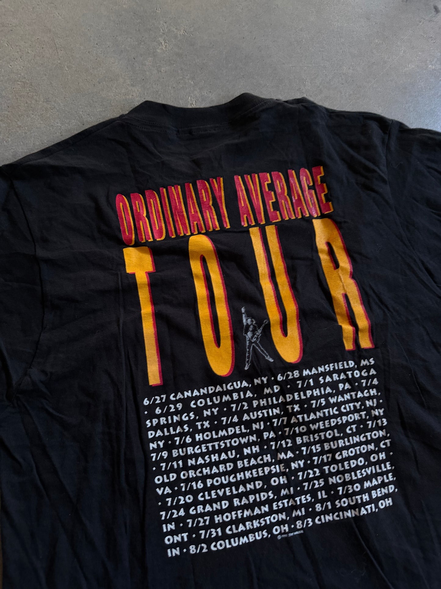 VTG Joe Walsh Band Ordinary Average Tour Tee Size L/XL