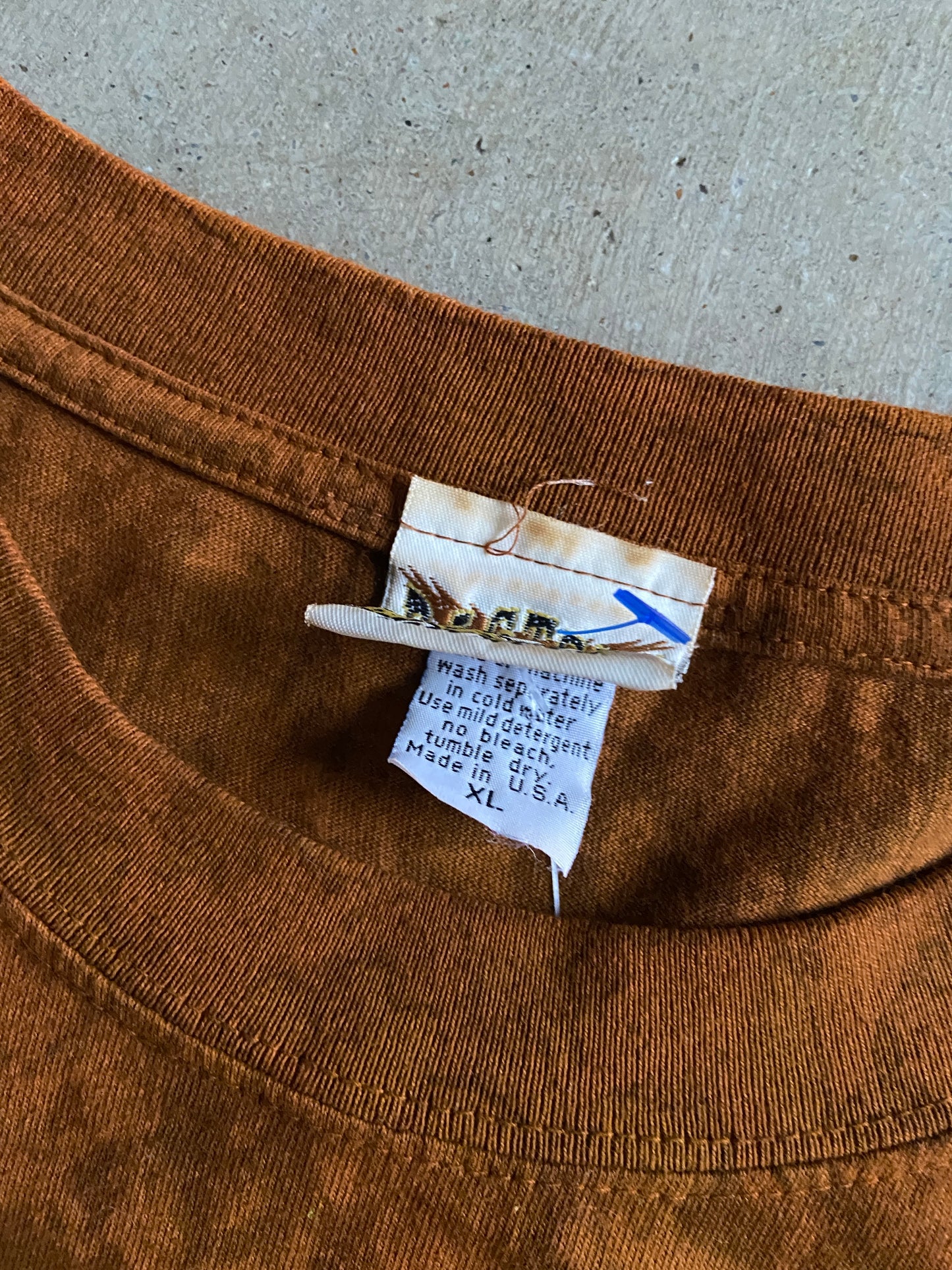 VTG Horse Nature Puff Print Tee Sz XXL