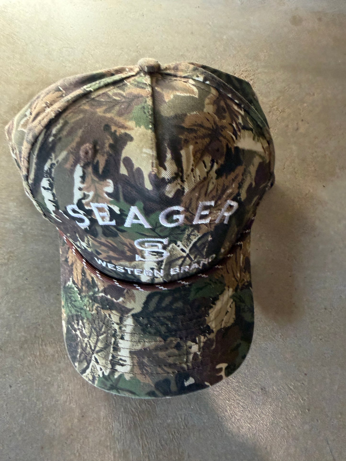 Seager Werstern Brand Camo Hat