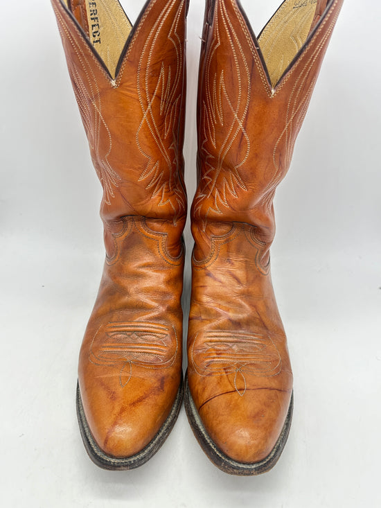 Load image into Gallery viewer, VTG Chestnut Justin Cowboy Boots Sz 10.5D
