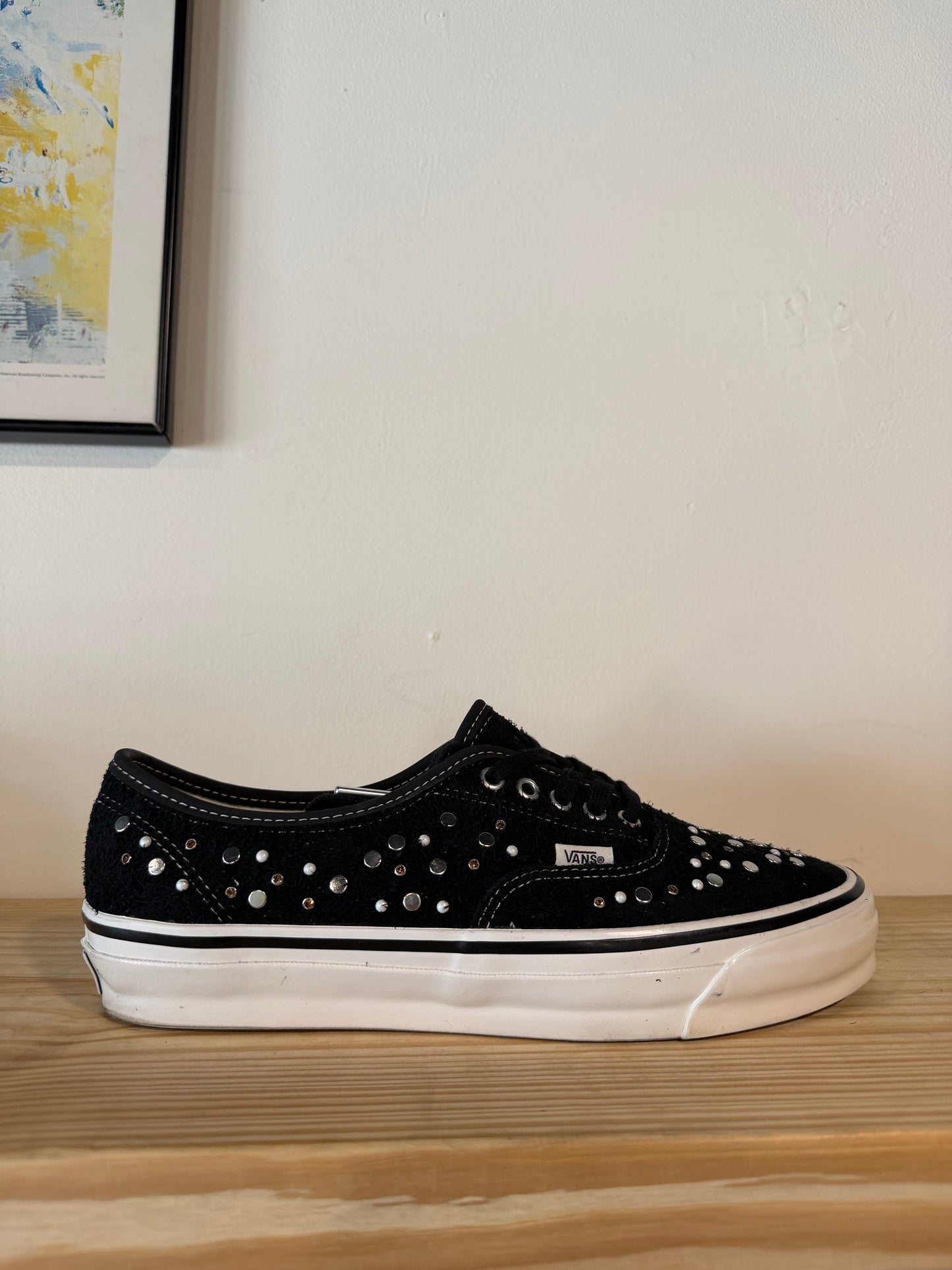 Preowned Vans Nocturnal Crystal Shoes Size 10.5M/12W