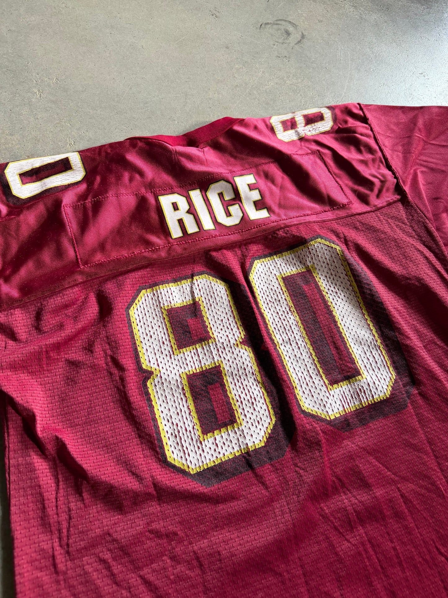 VTG San Francisco 49ers Jerry Rice Reebok Jersey Sz L