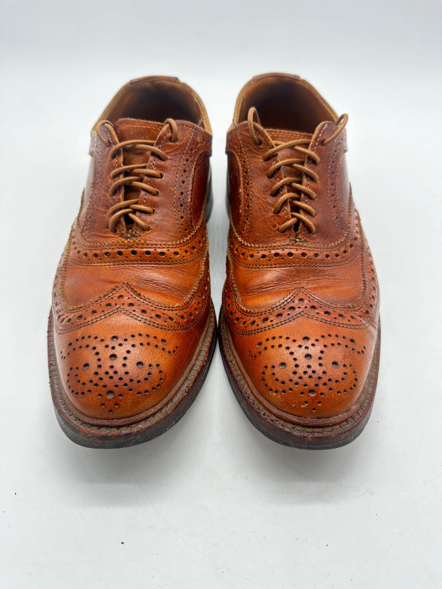 Allen Edmund Wingtip Oxford Dress Shoe Sz 8M
