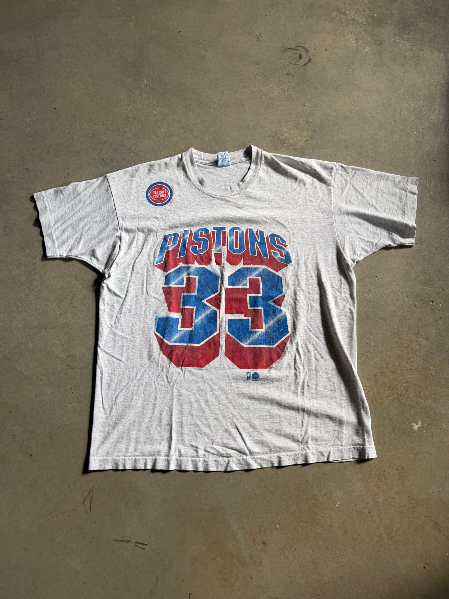 VTG Detroit Pistons Grant Hill Salem Tee Sz XL