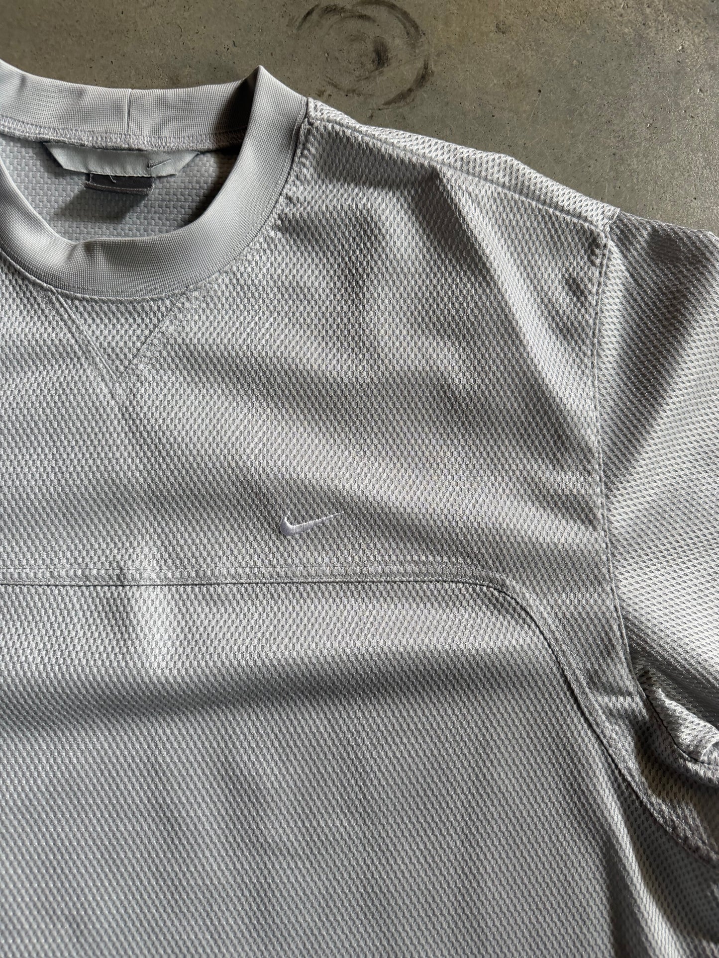 VTG Nike Gray Mesh Jersey Sz XL