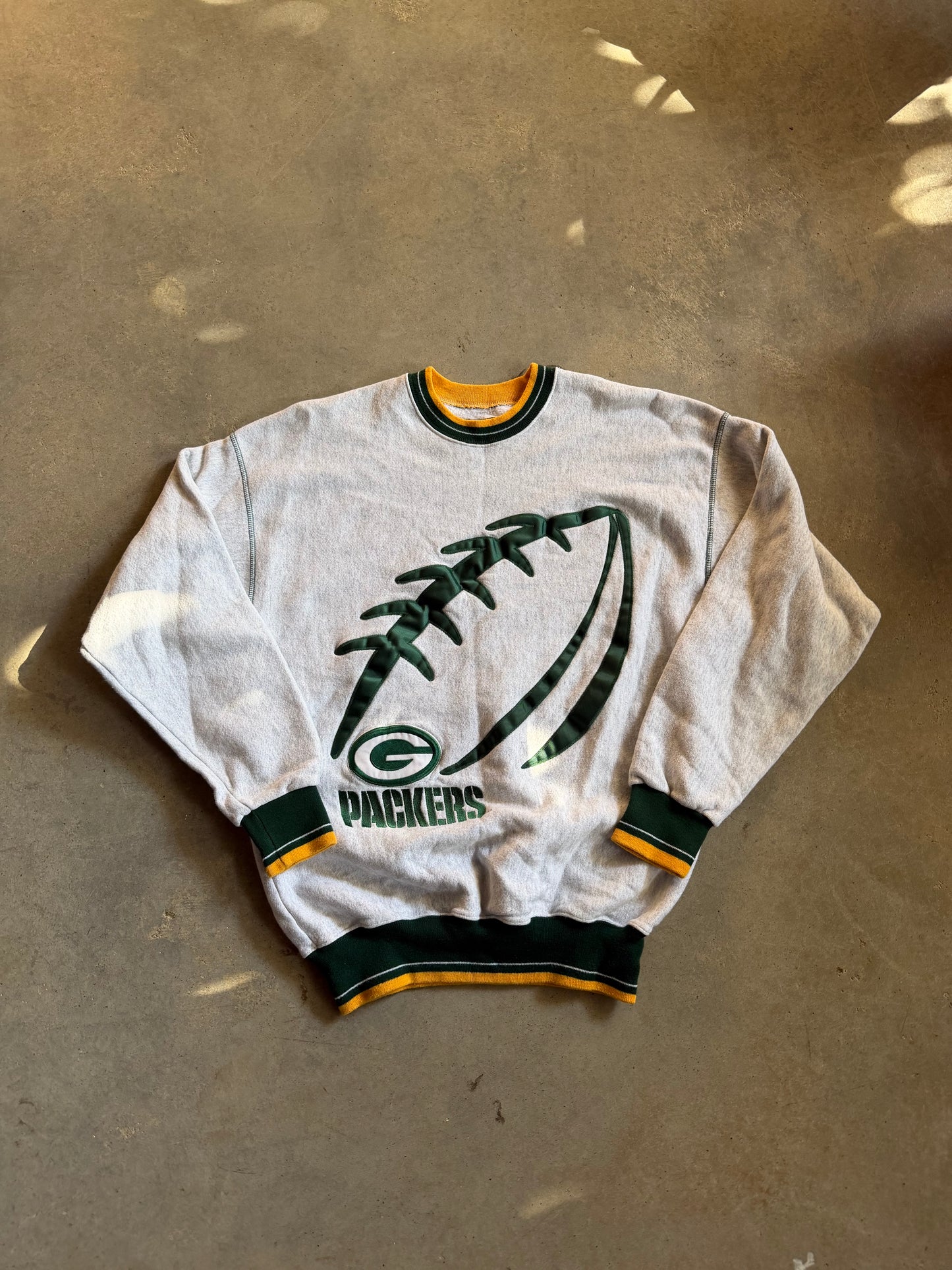 VTG Green Bay Packers Football Sweatshirt Sz L