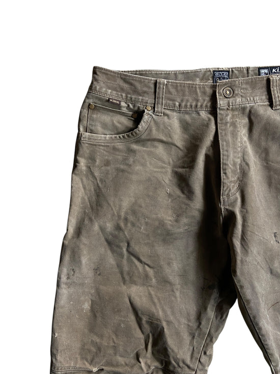 Kuhl Brown Vintage Patina Dye Pants Sz 37x32