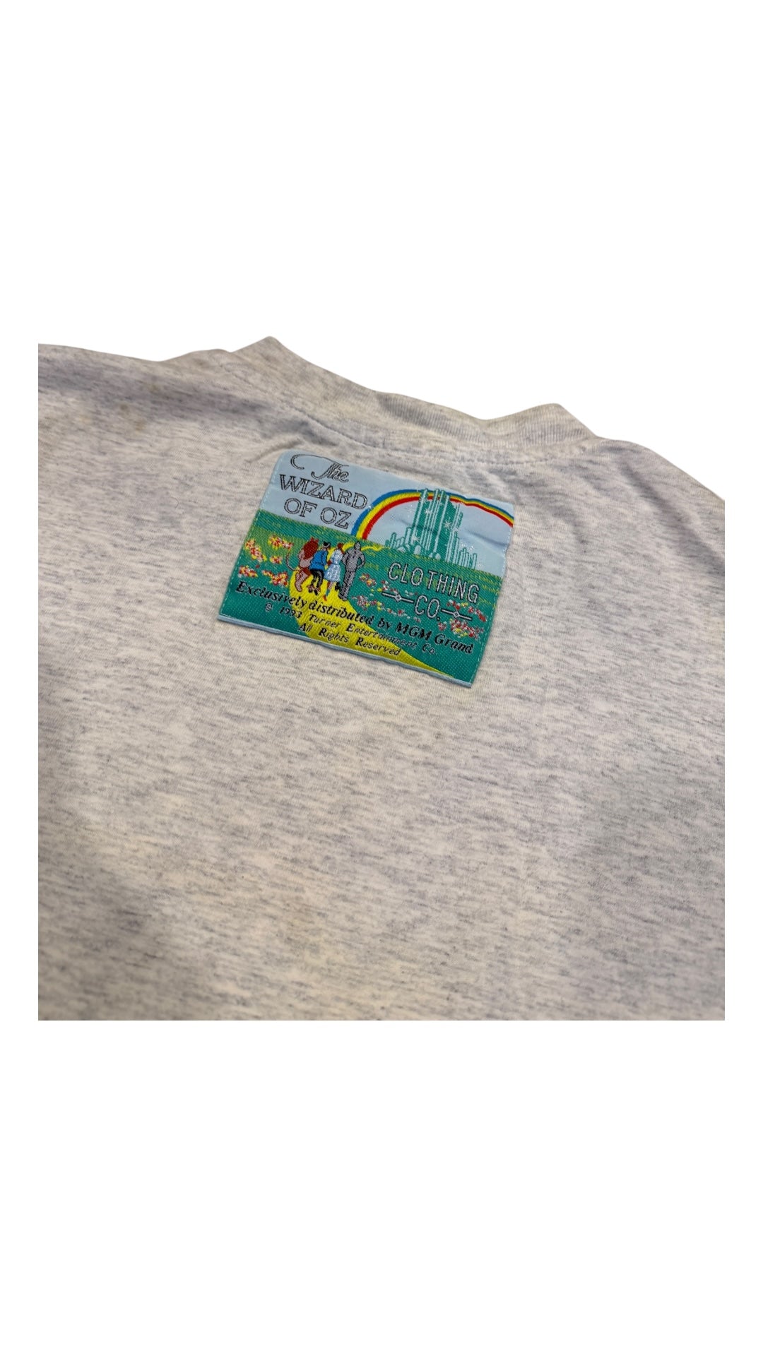 VTG Wizard of Oz Clothing Co. Tee Sz Cropped L