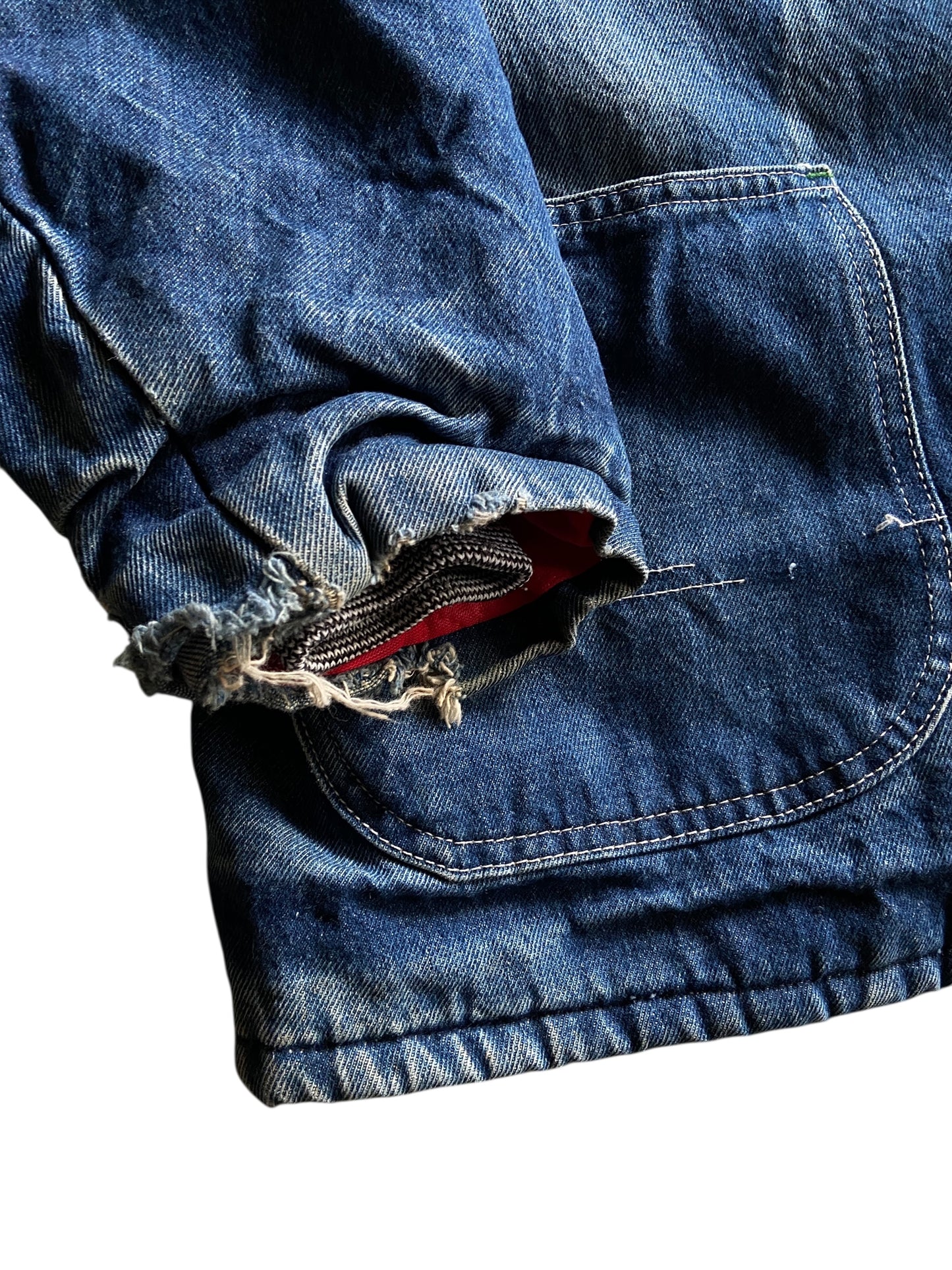 VTG Key Imperial Denim Chore Jacket Sz XL/2XL