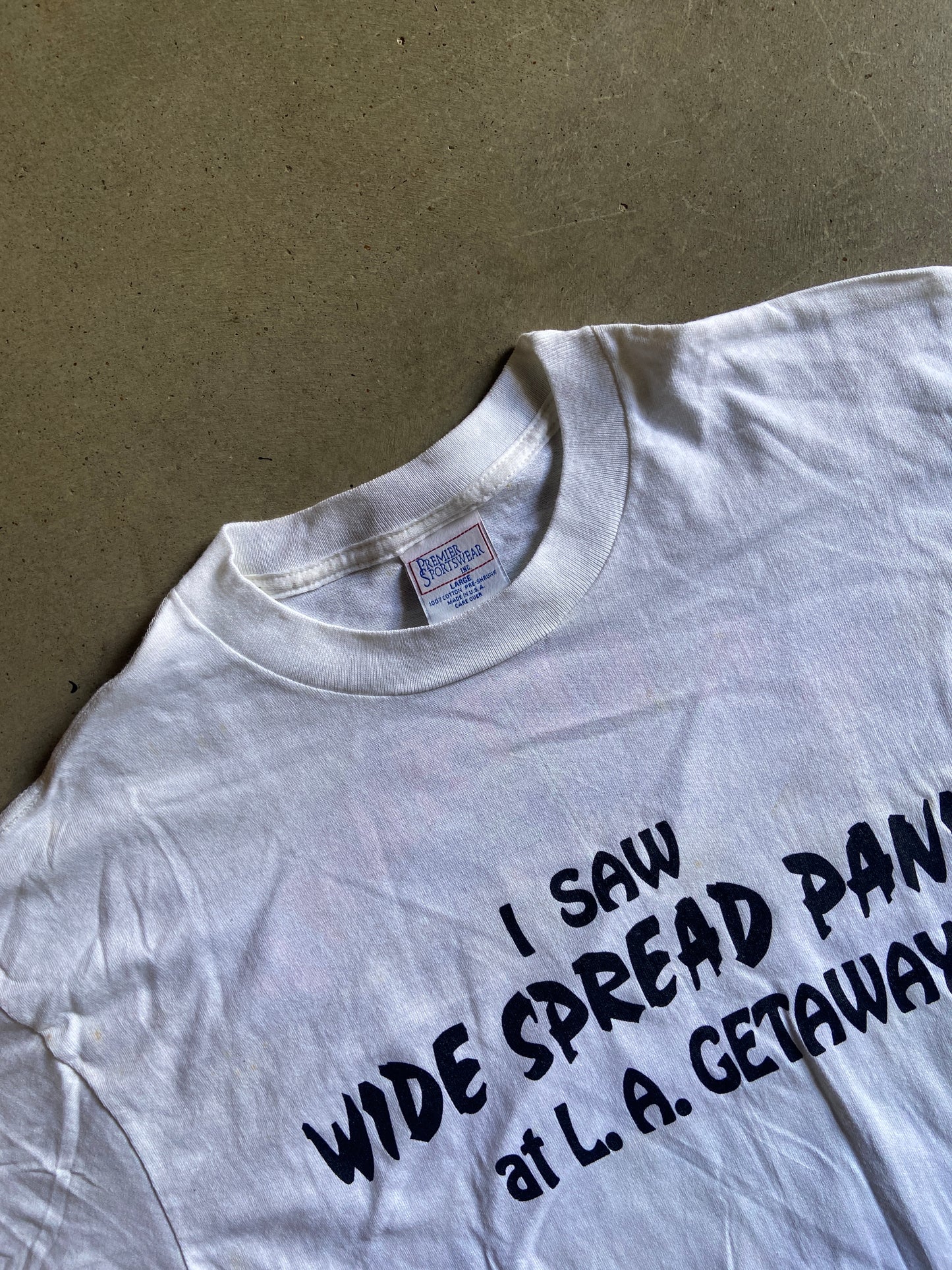 VTG Wide Spread Panic at LA Getaway Tee Sz L/XL