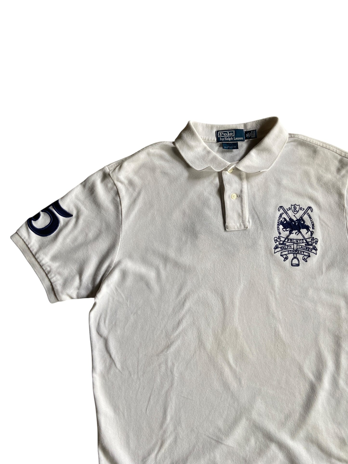 Y2K Ralph Lauren International Challenge Polo Shirt Sz XL