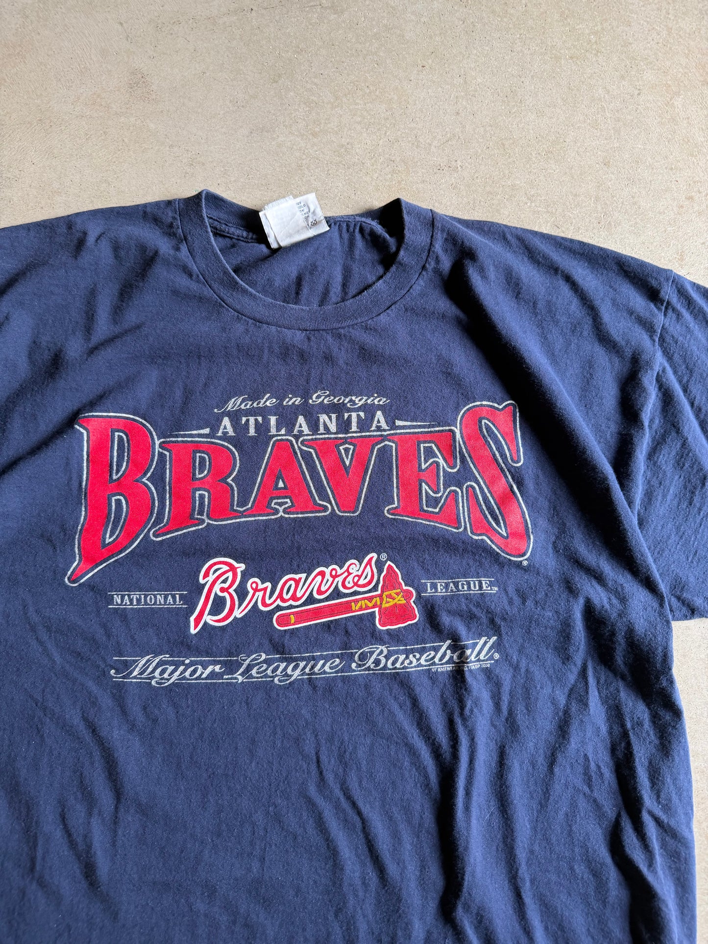 VTG Atlanta Braves Lee Sport Tee Sz 2XL