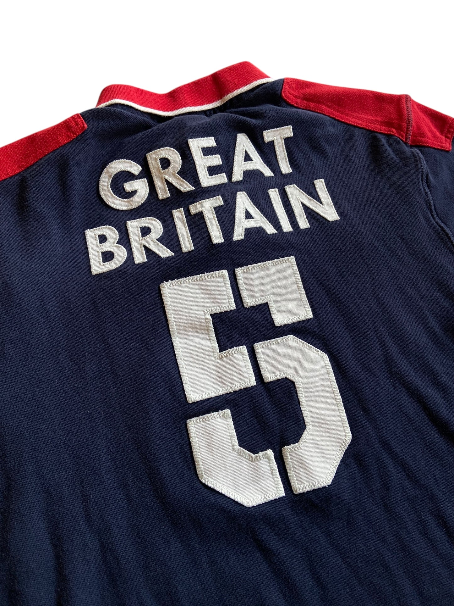 Y2K Polo Ralph Lauren Great Britain Cup Polo Sz XL