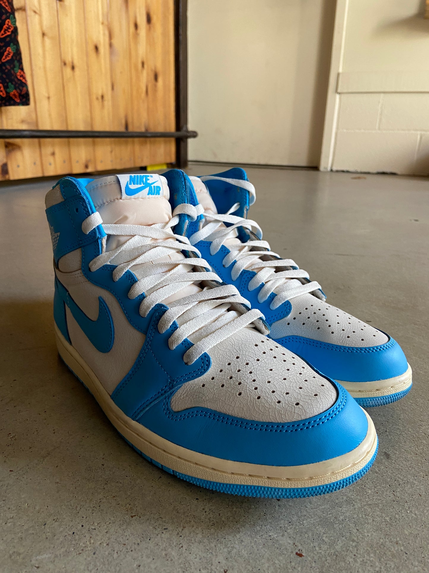 Preowned Jordan 1 Retro High OG UNC Reimagined Sz 11.5M/13W