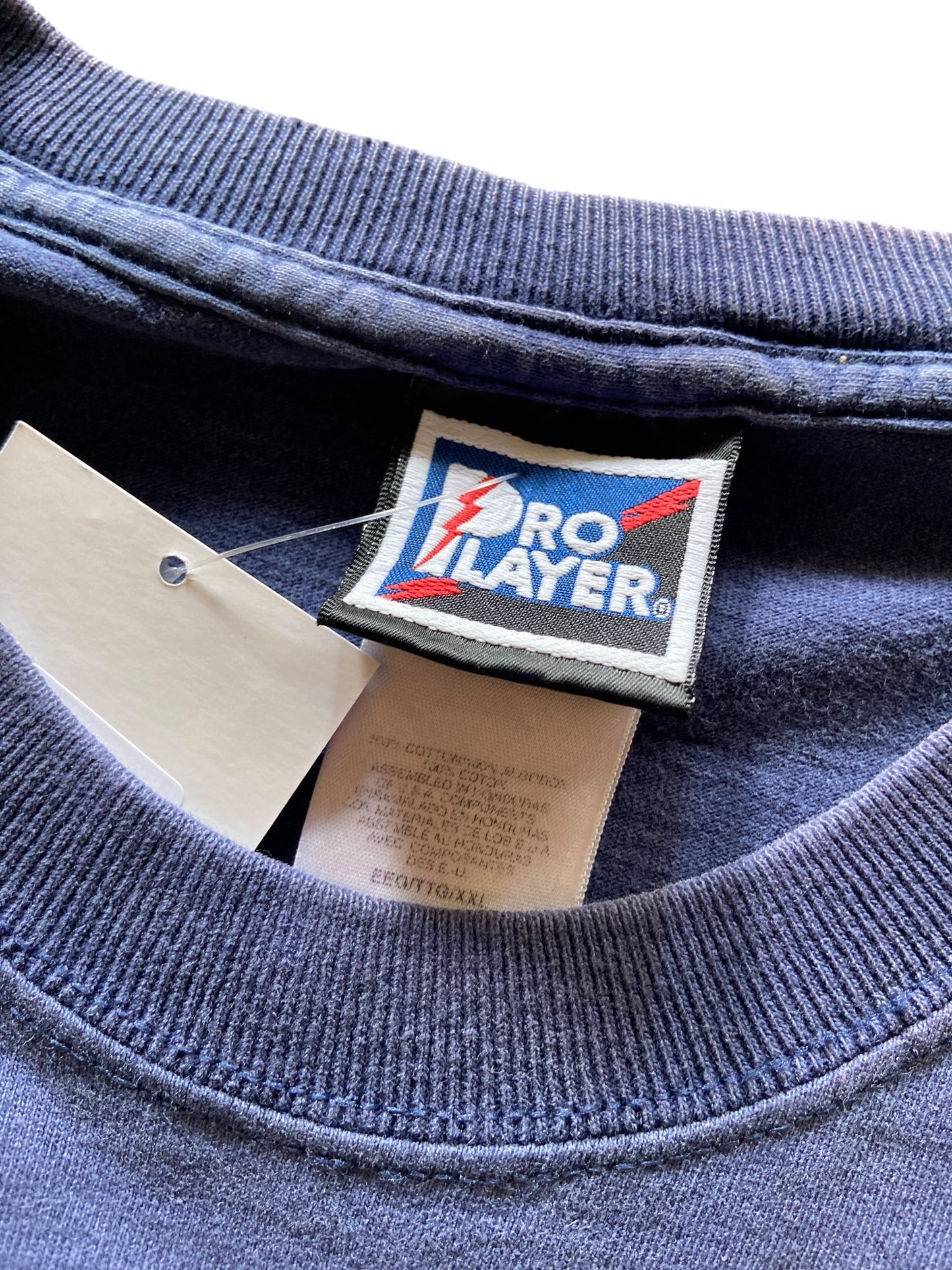 Vintage Thrashed Tennessee Titans 3D Logo Tee Sz XXL