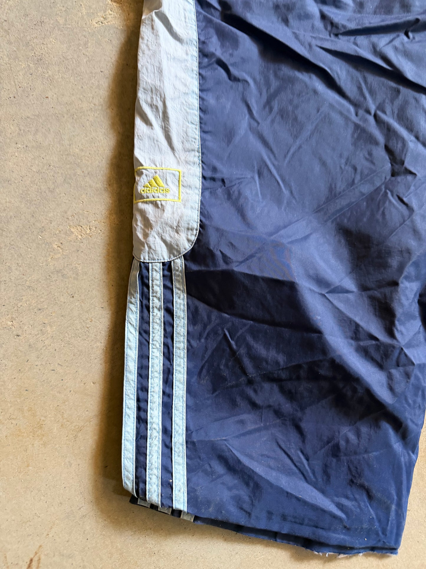 VTG Adidas Blue/Gray Track Pants Sz XL