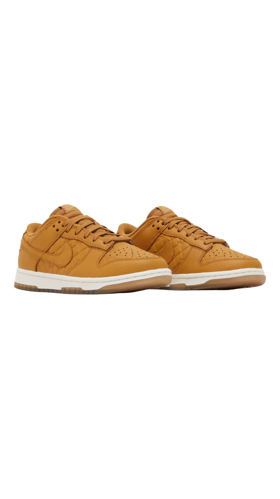 Load image into Gallery viewer, 2022 Wmns Dunk Low &amp;#39;Quilted Wheat&amp;#39; Sz 9W/7.5M DX3374-700
