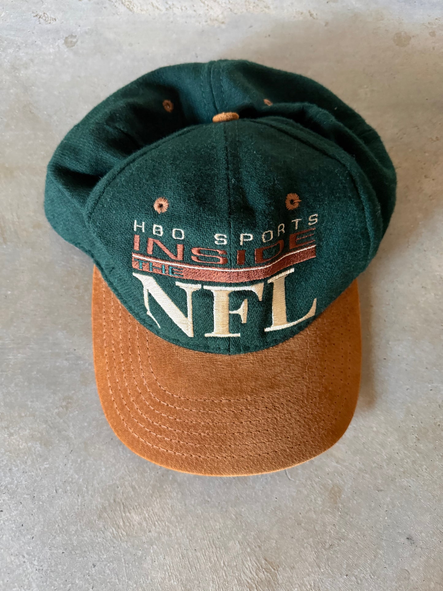VTG Inside NFL HBO Sports Green/Brown Hat