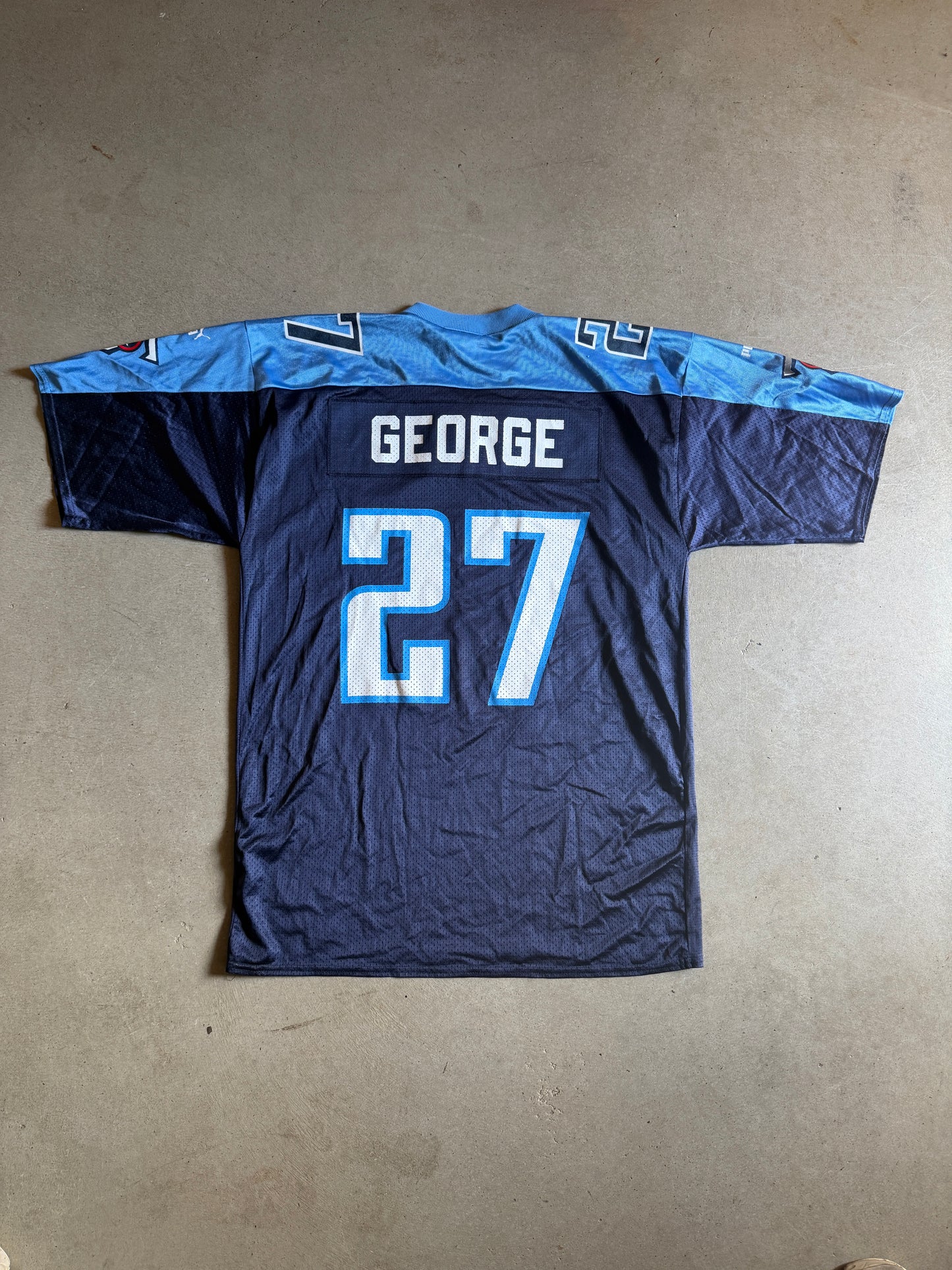 VTG Tennessee Titans Eddie George Football Puma Jersey Sz L