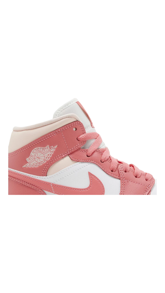 Load image into Gallery viewer, Wmns Air Jordan 1 Mid Strawberries and Cream Sz 9.5 BQ6472-186
