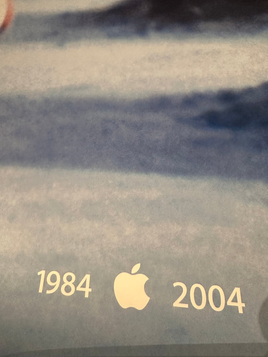 Rare Vintage Apple 1984 2004 Commercial 20TH Anniversary Poster 24x36