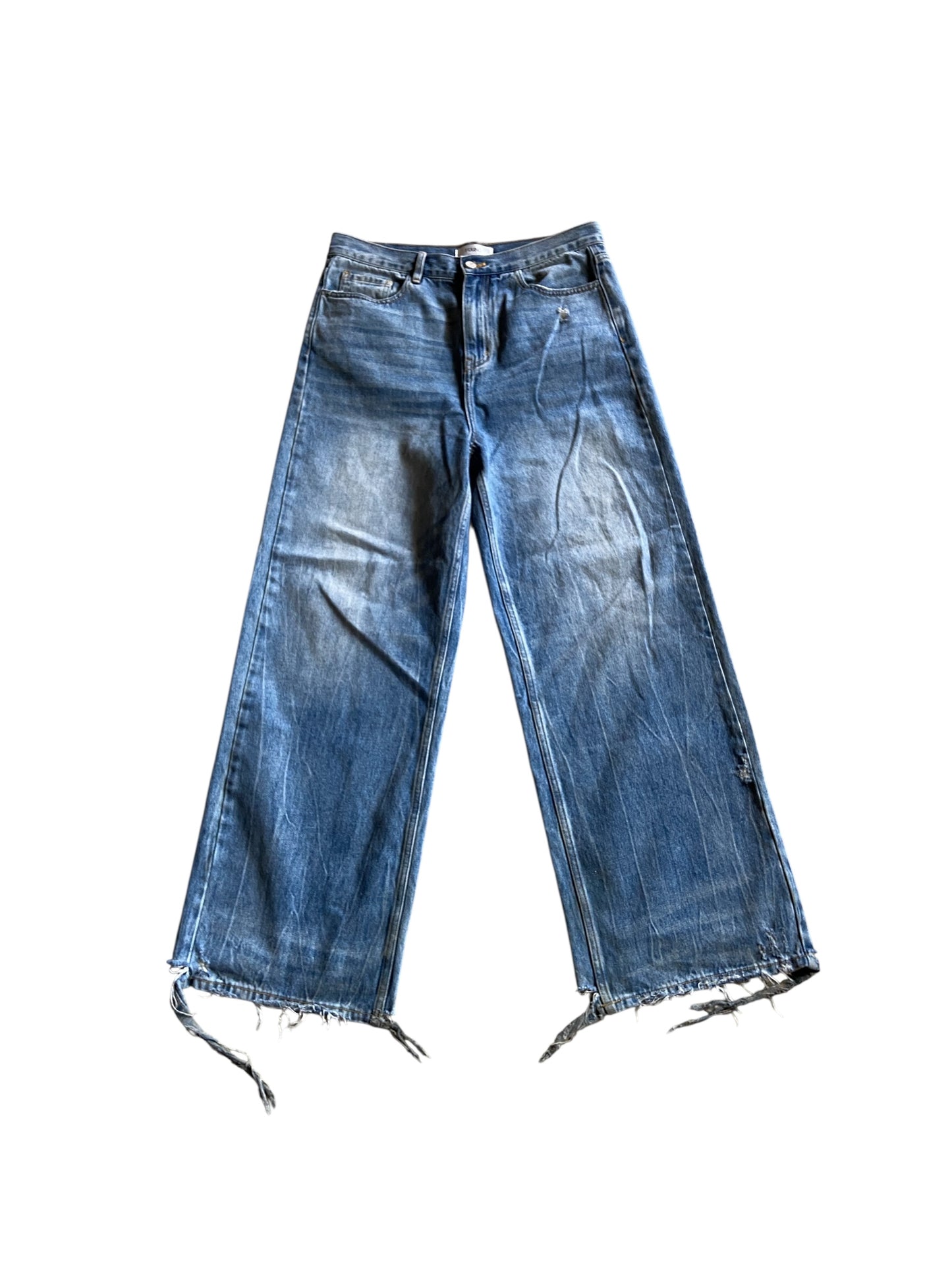 Found Medium Wash Denim Baggy Jeans Sz 34x30