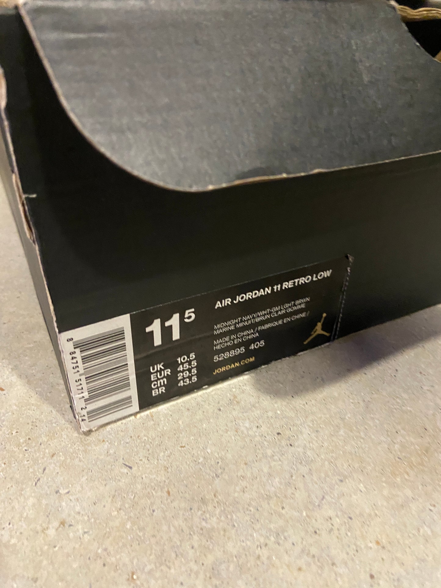 PreOwned Air Jordan 11 Low Midnight Navy Sz 11.5M/13W