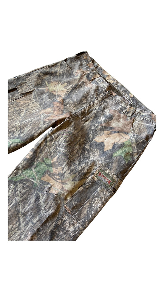 Scentlok Camo Active Camo Cargo Pants Sz 42x32