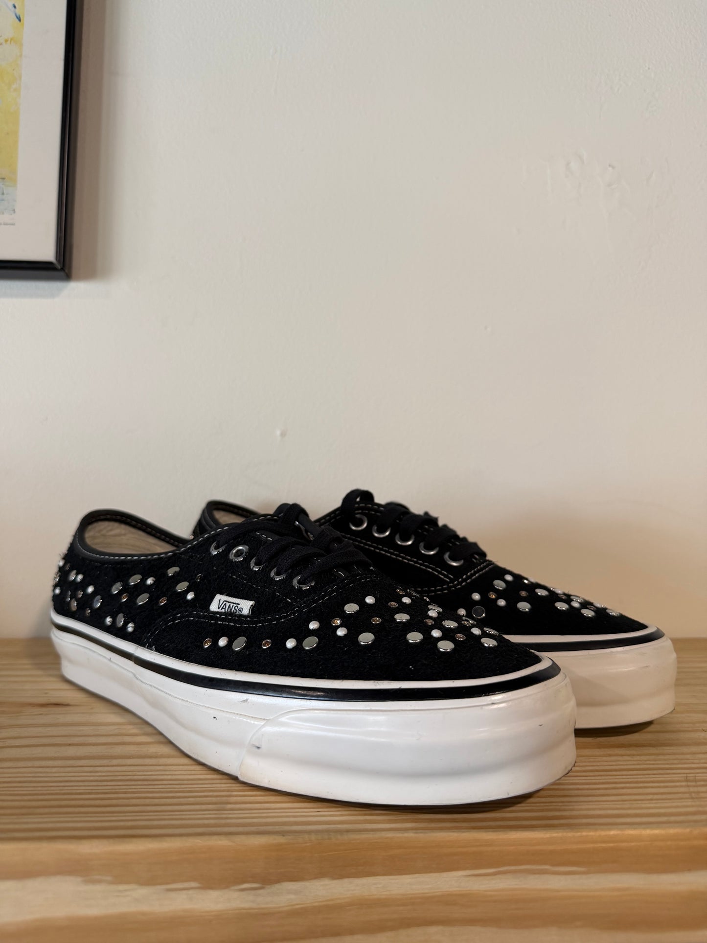 Preowned Vans Nocturnal Crystal Shoes Size 10.5M/12W