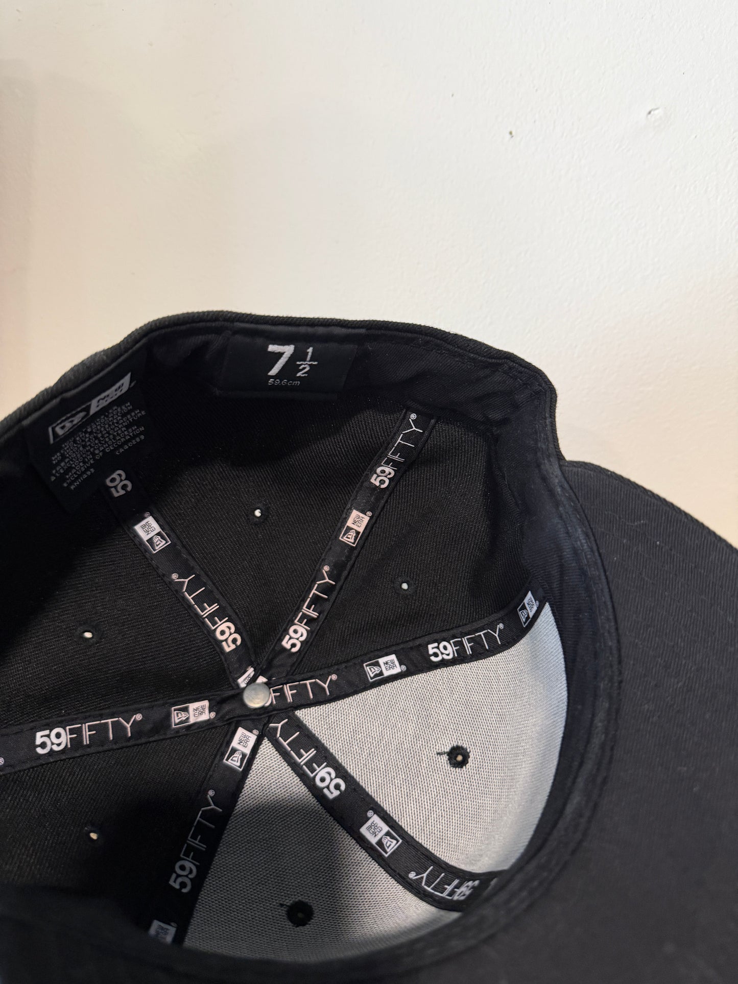 Los Angeles Retro Script Fitted Hat Sz 7 1/2
